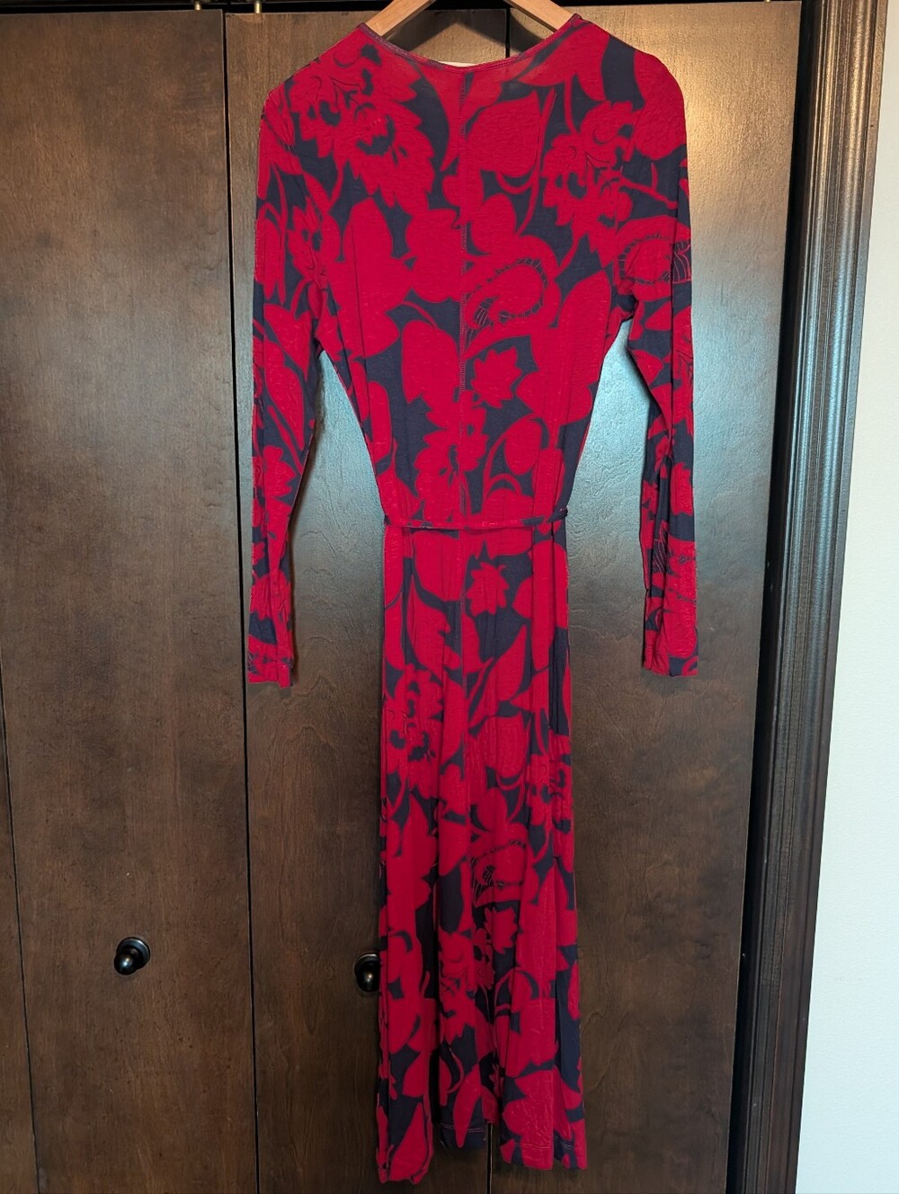 Boden Lucy Belted Jersey Midi Dress - Picture 7 of 7